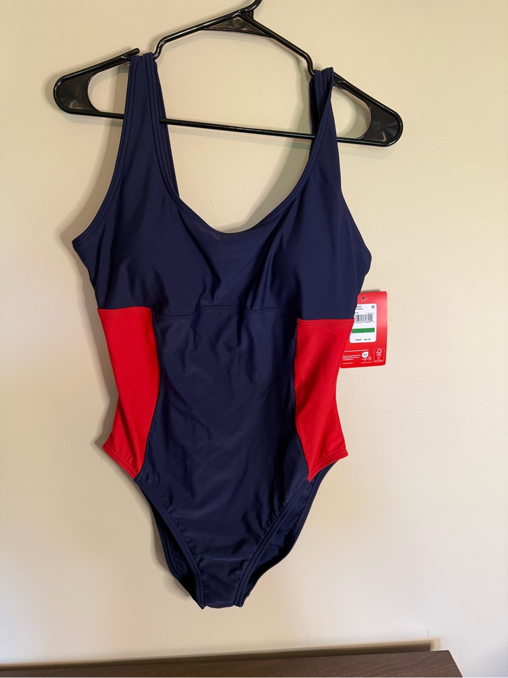 Speedo Navy & Red One-Piece Swimsuit - Women's Swim